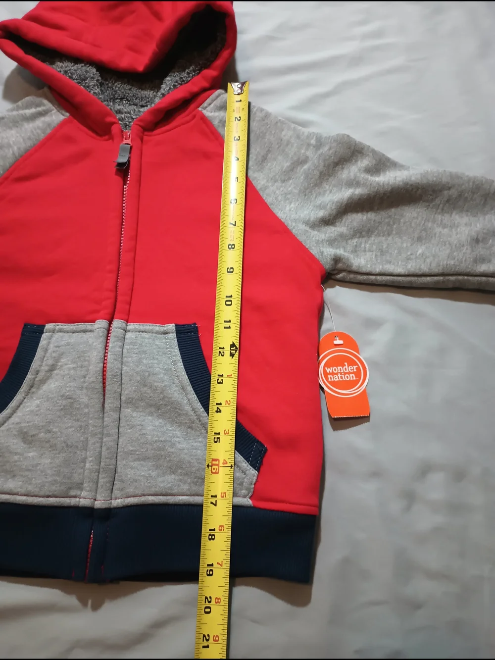 Wonder Nation Boys' Faux Sherpa Lined Jacket